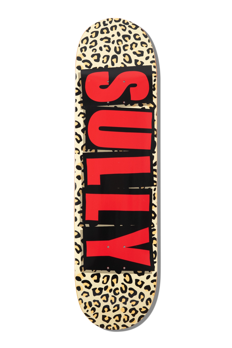 Sully Logo Leopard Deck 8.38