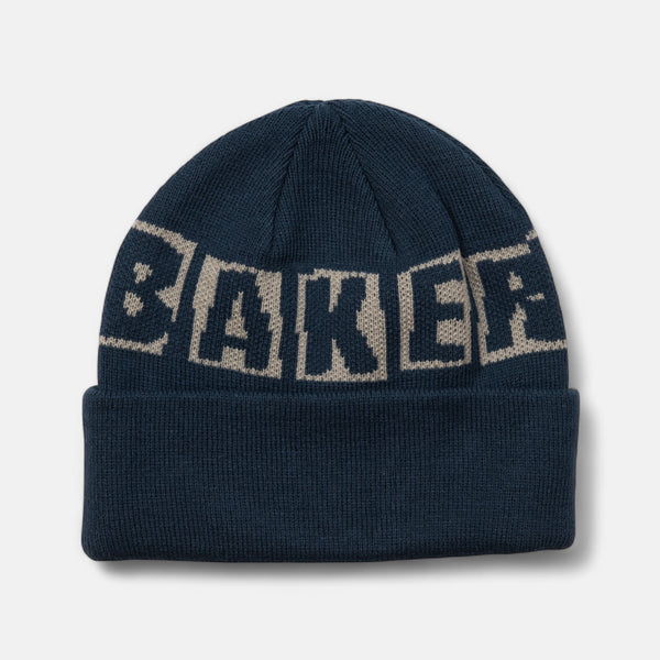 Brand Logo Beanie Navy