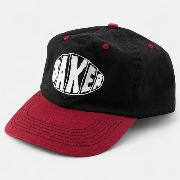 Sprayed Oval Snapback Black/Red
