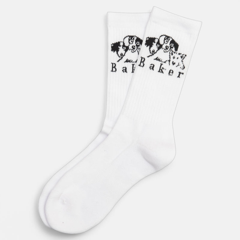 Where My Dogs At Socks White