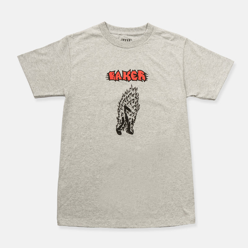 Man On Fire Tee Ash Heather