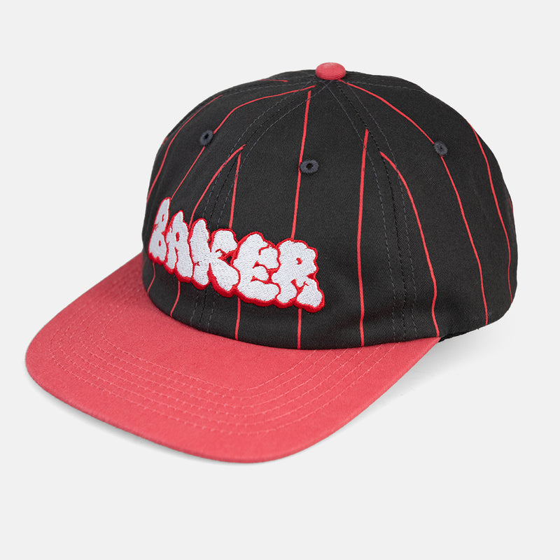 Bubble Pin Snapback Black/Red